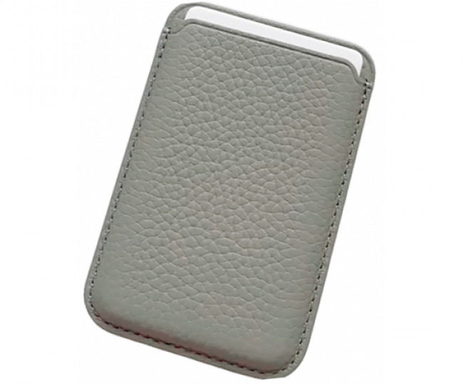 iLera NAPA leather Case 1.0 for iPhone 15 Pro, Lonic Grey + Wallet